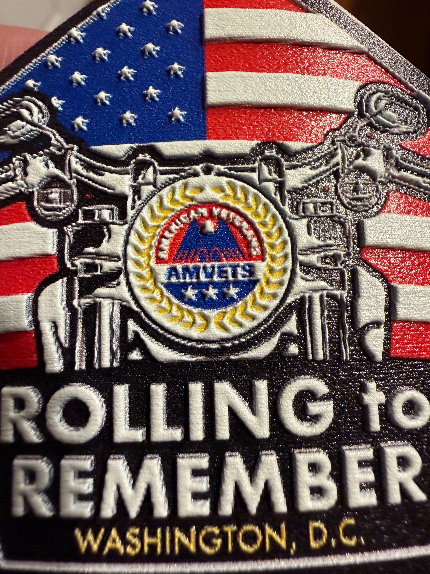 Rolling to Remember Logo UV Patch Hat